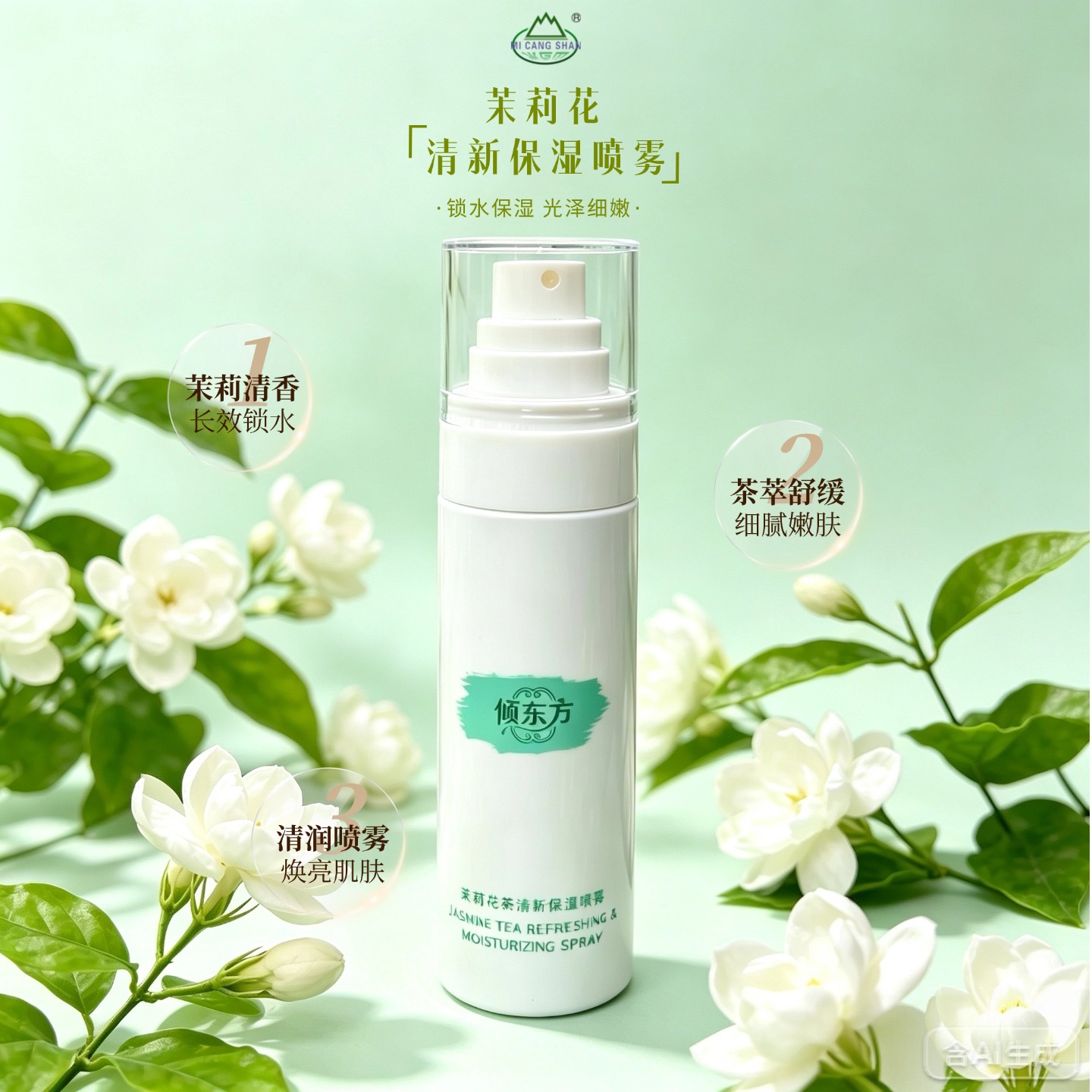 茉莉花清新保湿喷雾60ml/瓶